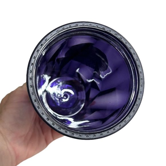 NWT Starbucks 16 oz Cold Cup Tumbler Prism Foil Purple Green Yellow Mardi Gras - Picture 11 of 12